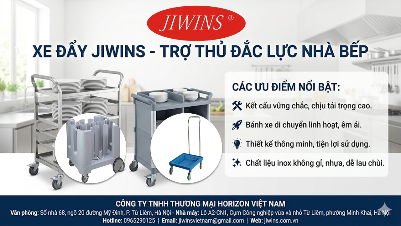 Xe đẩy đĩa Jiwins & Xe đẩy rack Jiwins
